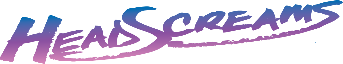 HeadScreams Gradient Text Logo
